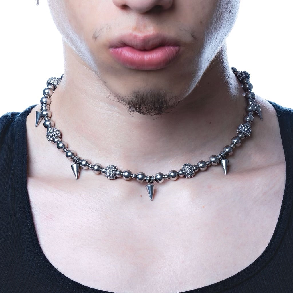 Chokehold spike necklace