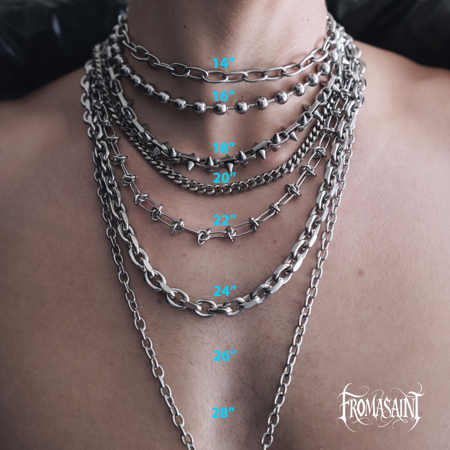 Cut Curb Necklace