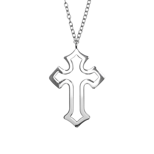 Hollow Cross Necklace